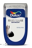 DULUX EASYCARE BATHROOM TESTER WHITE MIST 30ML